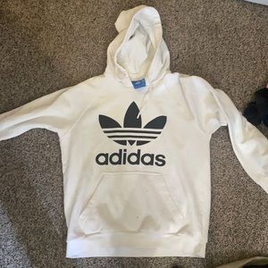 White Adidas Hoodie